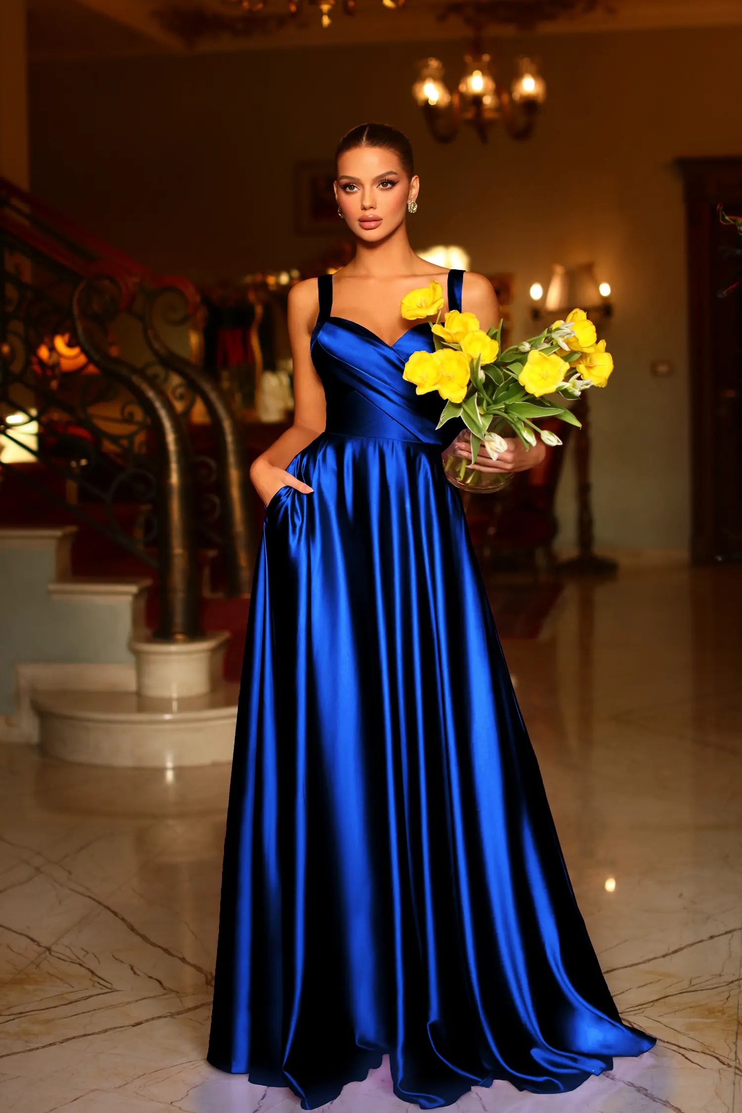 BB210 Royal Blue Formal Prom Party Dress