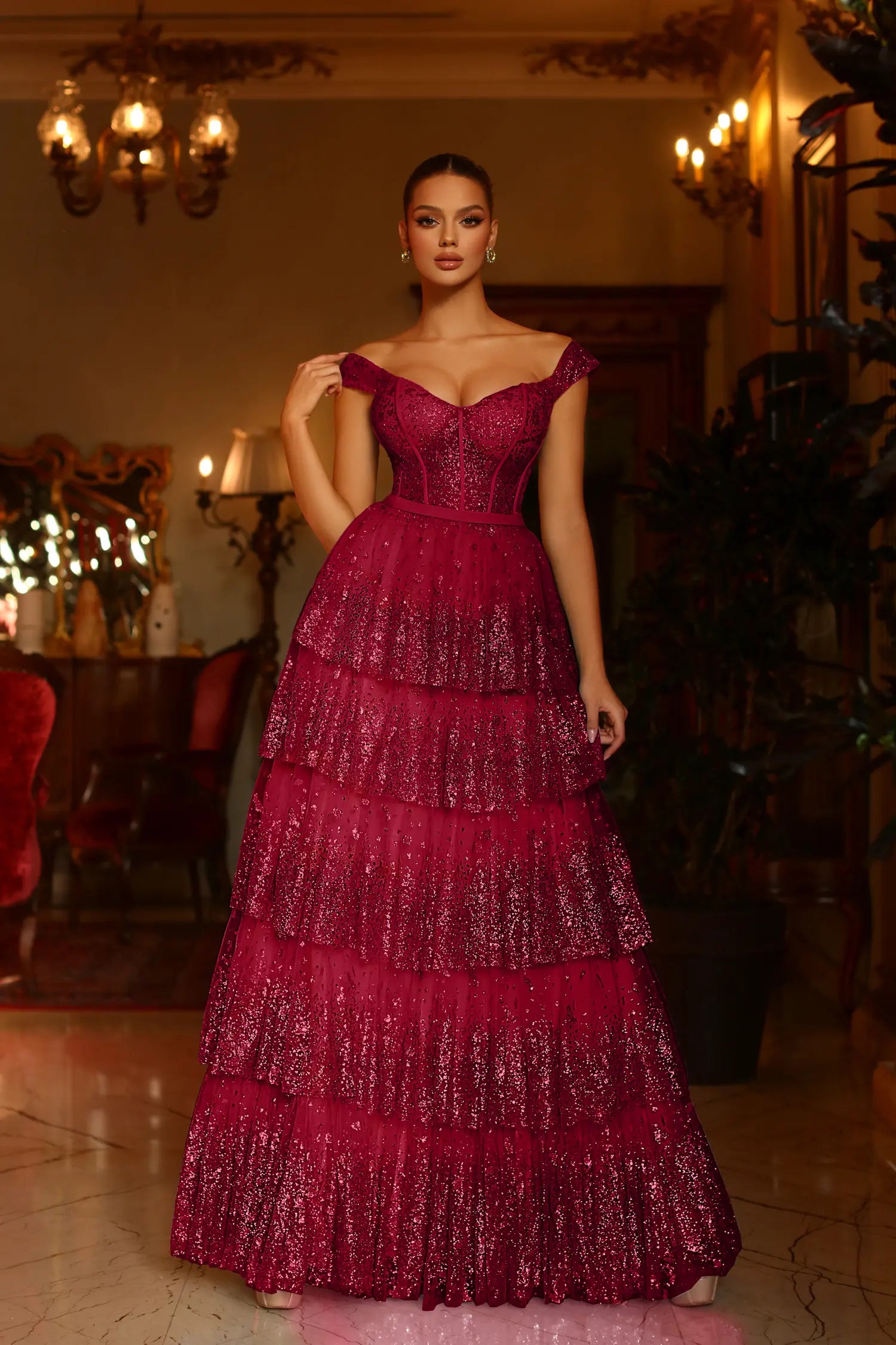 TE206 Formal Prom Party Dress