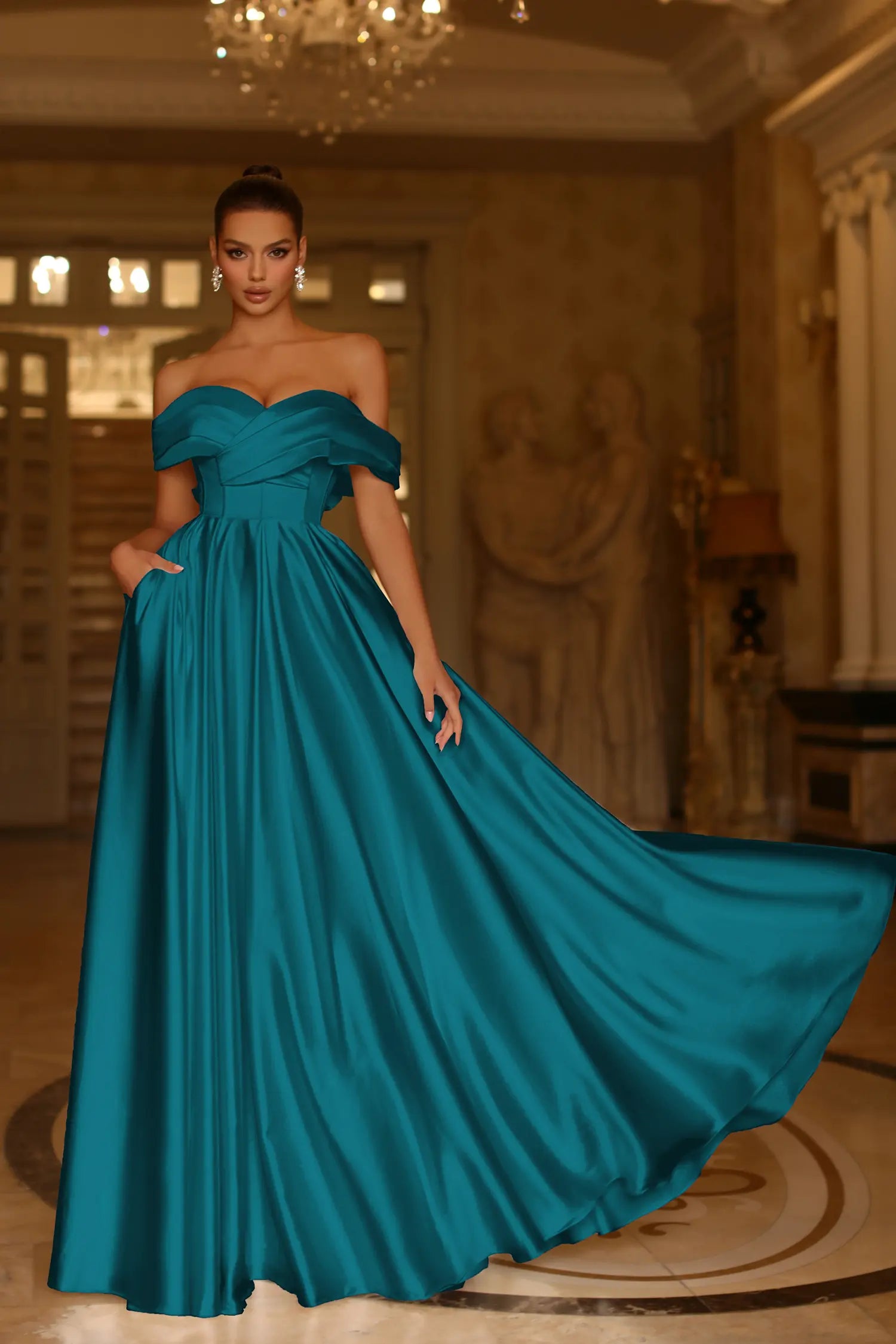 TE207 Formal Prom Party Dress