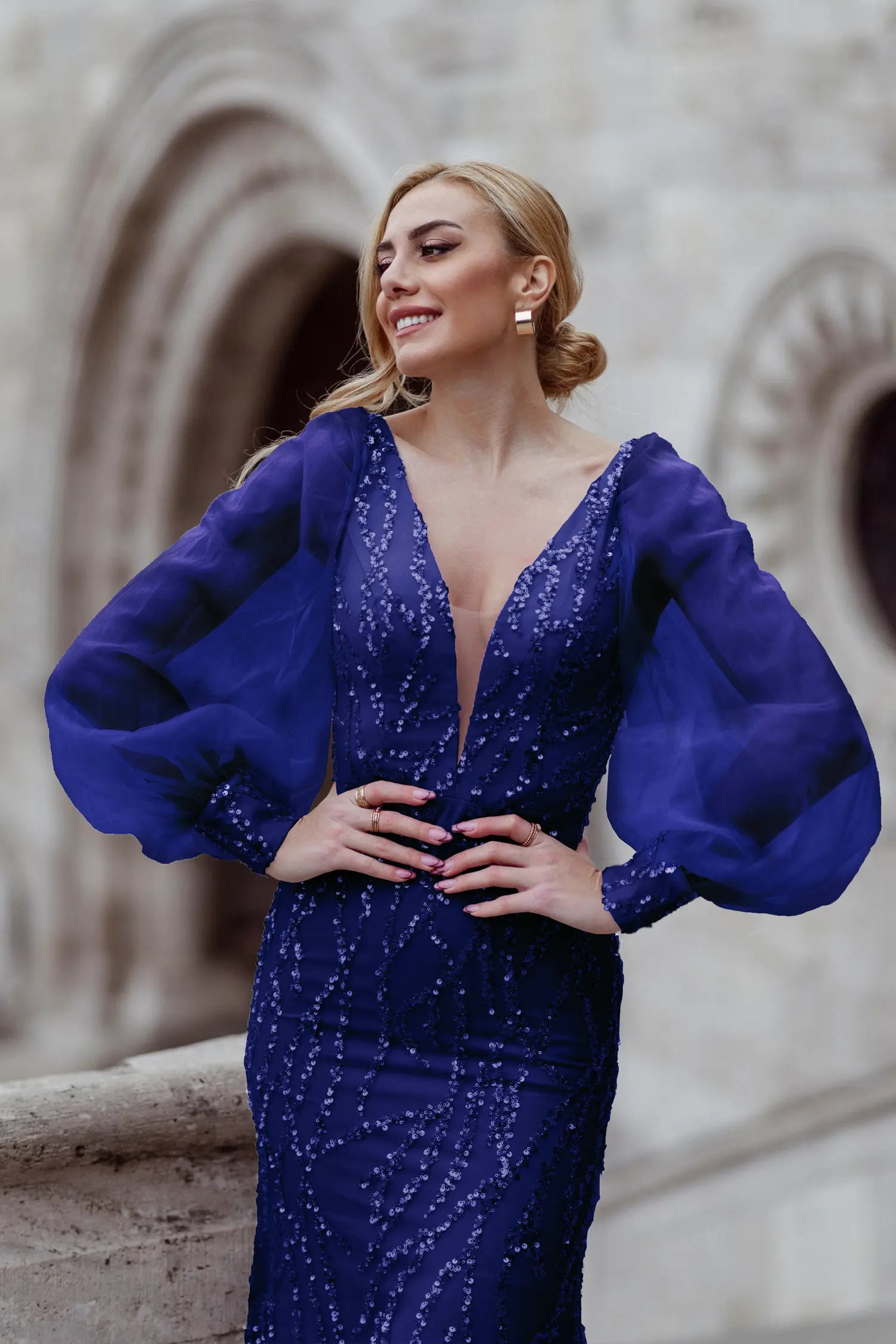 TK209 Formal Prom Party Dress